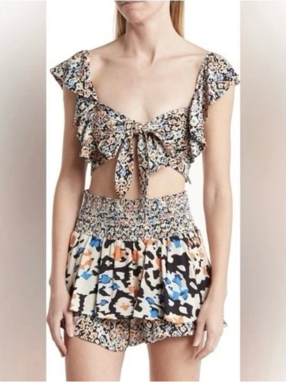 Maaji Women Abstract Crop Top